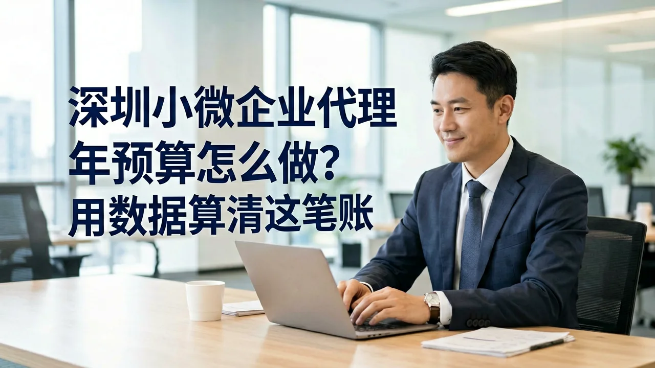 深圳小微企业代理记账年预算怎么做？用数据算清这笔账
